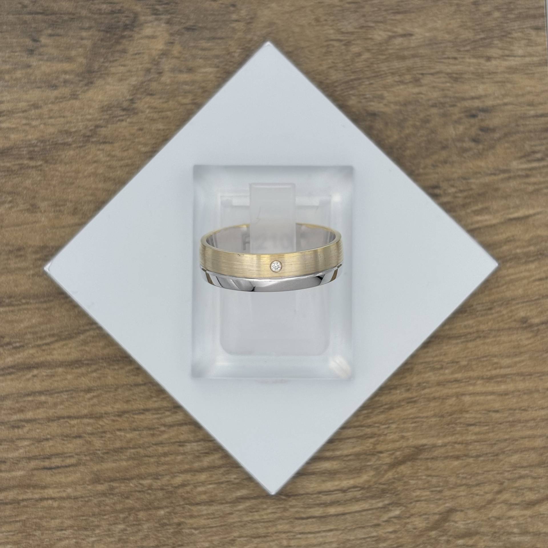 Bicolor arany karikagyűrű R210