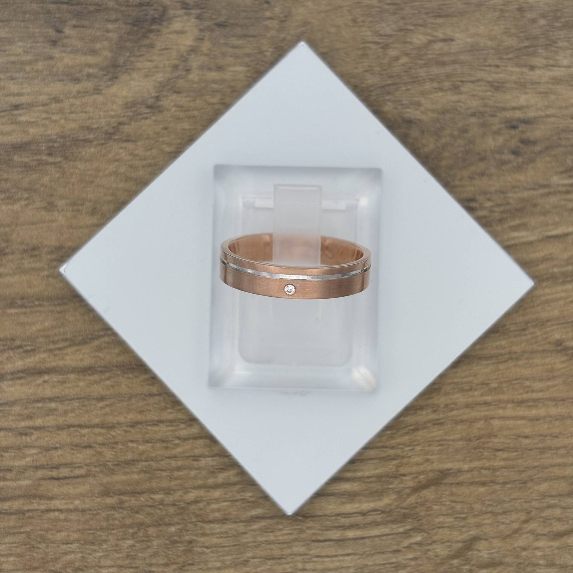 Bicolor arany karikagyűrű R263