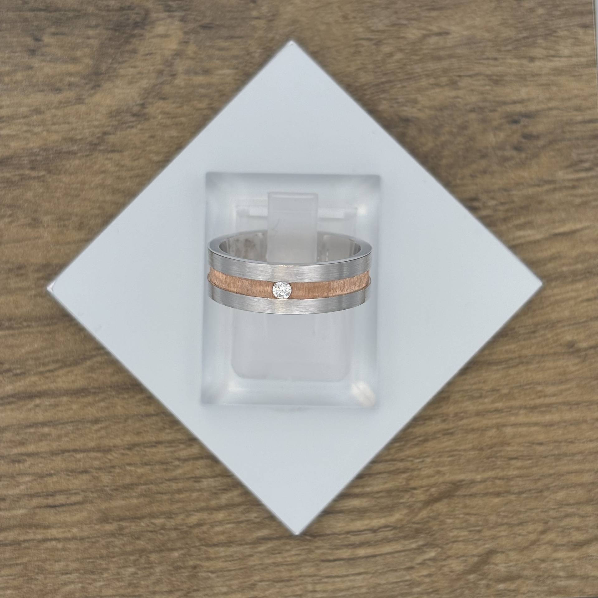 Bicolor arany karikagyűrű R364