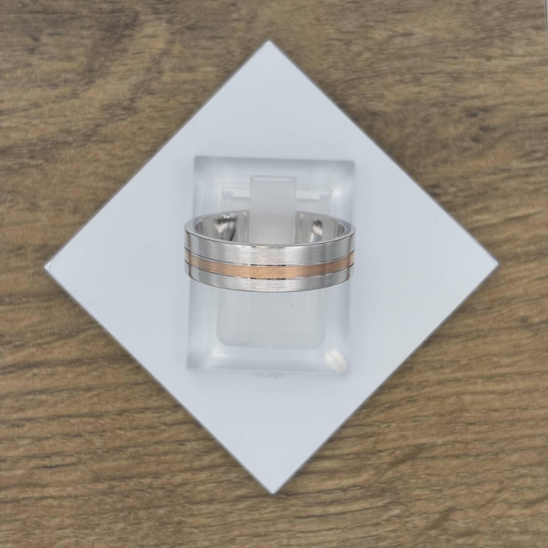 Bicolor arany karikagyűrű R145